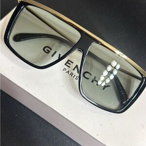 Givenchy Black Frame with Gold Detail Glasses